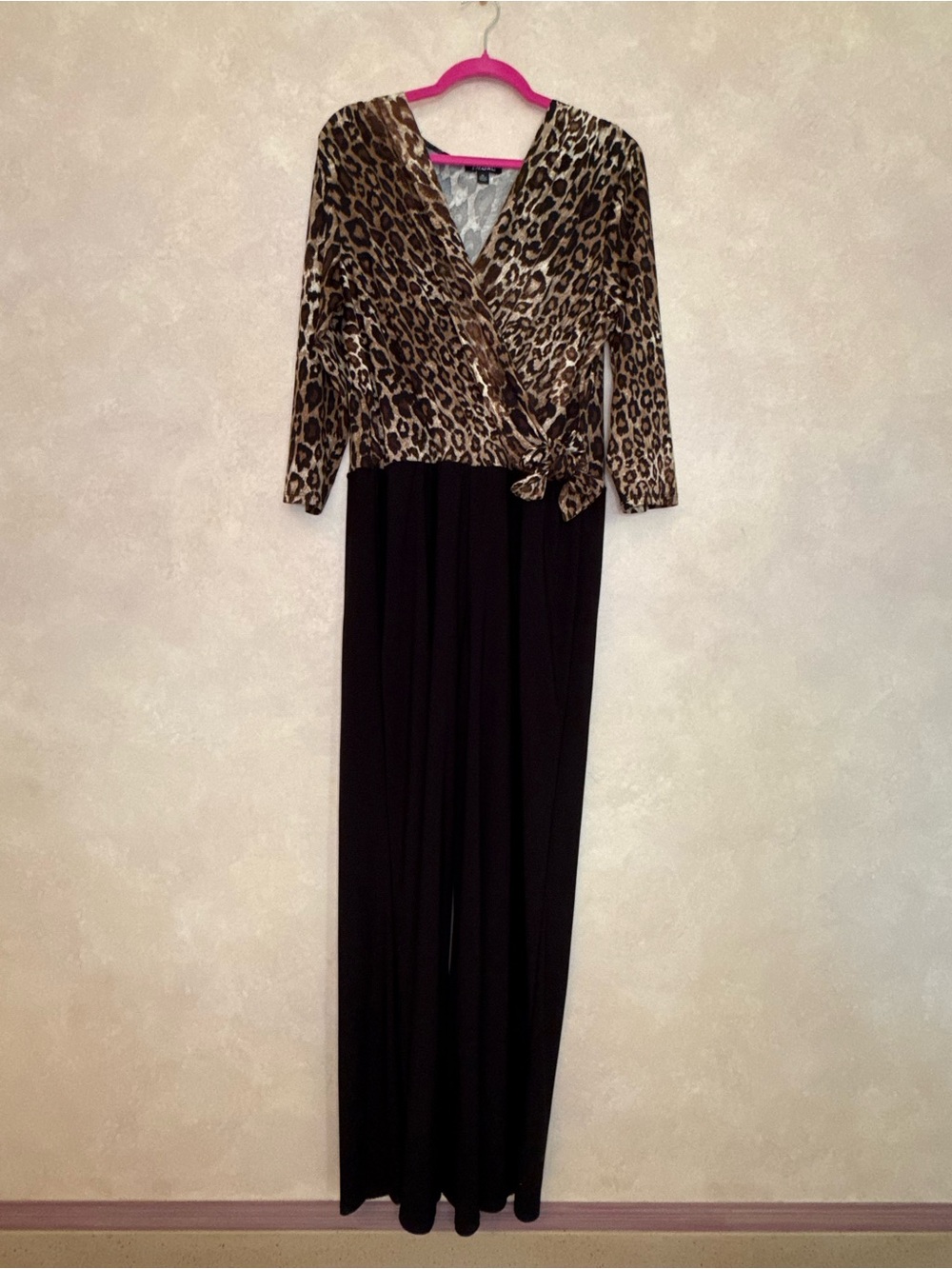 Roz & Ali animal print jumpsuit